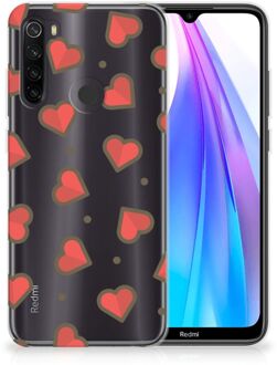 B2Ctelecom Xiaomi Redmi Note 8T TPU bumper Hearts