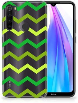 B2Ctelecom Xiaomi Redmi Note 8T TPU bumper Zigzag Groen