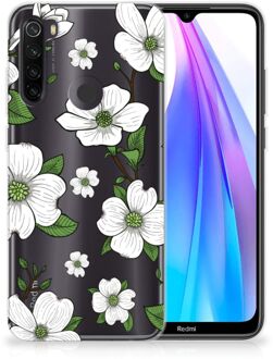 B2Ctelecom Xiaomi Redmi Note 8T TPU Case Dogwood Flowers