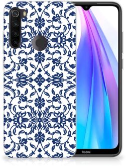 B2Ctelecom Xiaomi Redmi Note 8T TPU Case Flower Blue