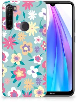 B2Ctelecom Xiaomi Redmi Note 8T TPU Case Flower Power