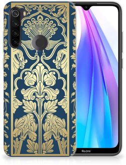 B2Ctelecom Xiaomi Redmi Note 8T TPU Case Golden Flowers