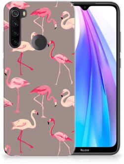 B2Ctelecom Xiaomi Redmi Note 8T TPU Hoesje Flamingo