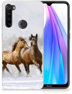 B2Ctelecom Xiaomi Redmi Note 8T TPU Hoesje Paarden