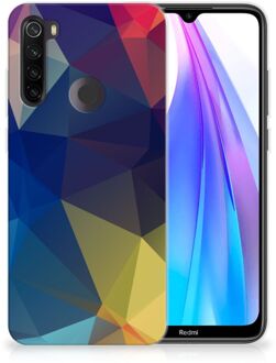 B2Ctelecom Xiaomi Redmi Note 8T TPU Hoesje Polygon Dark