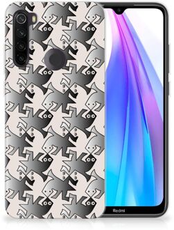 B2Ctelecom Xiaomi Redmi Note 8T TPU Hoesje Salamander Grey