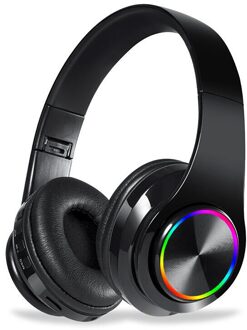 B39 Lichtgevende Head-Mounted Draadloze Bluetooth Headset 5.0 Hoofdtelefoon Zware Bas Surround Stereo Kleurrijke Led-verlichting Outdoor Sport 02