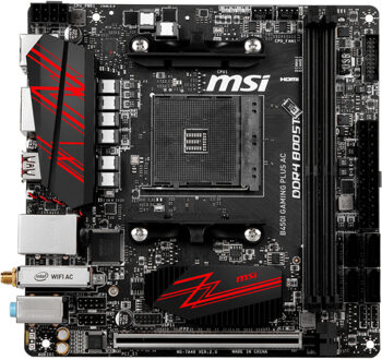 B450I GAMING PLUS AC Socket AM4 AMD B450 mini ITX