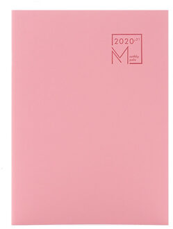 B5 Self-Vulling Maandelijkse Planner Notepad Leraar Les Schema Business Office Record Notebook 24 Sheets Voor 18 Maanden Marineblauw