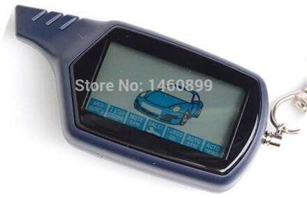 B6 2-Way Lcd Afstandsbediening Sleutelhanger Chain Voor Russische Voertuig Security Twee Weg Auto Alarm Systeem Twage starline B6