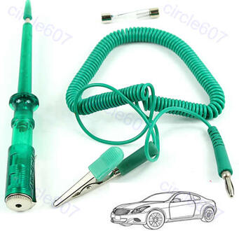 B86 "Auto Circuit Tester 6 V 12 V 24 V Voltage Gauge Auto Test Tol VoltMeter Gloeilamp