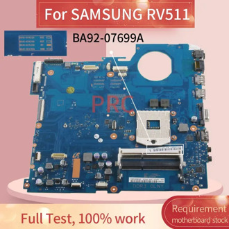 BA92-07699A Laptop motherboard For SAMSUNG RV511 Notebook Mainboard BA41-01433A HM55 DDR3