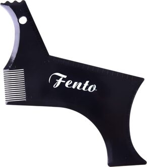 Baard Scheren Borstel Snor Vormgeven Template Douche Salon Baard Scheren Scheren Vorm Stijl Styling Kam Zorg Brush Tool zwart