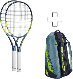Babolat 2x Lite Plus rackettas antraciet