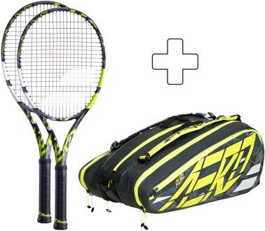 Babolat 2x Plus rackettas antraciet - 4