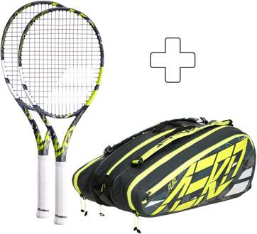 Babolat 2x Team antraciet - 0,1,2,3,4