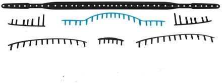 Babolat BG PD Jr 25 Set Snaarbeschermers-Zwart - nosize