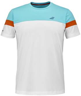 Babolat Crew Neck T-shirt Heren wit - XXL