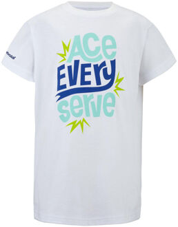 Babolat EX T-shirt Jongens wit - 164