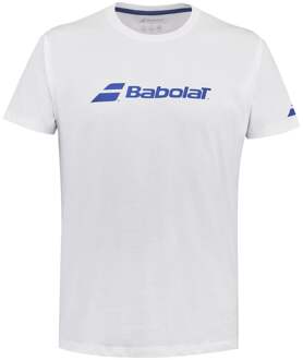 Babolat Exercise T-shirt Heren-Wit - S