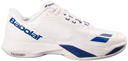 Babolat JET M4 AC Allcourt schoen Heren-crème, donkerblauw - 40,40.5,41,42,42.5,43,44,44.5,45,46,46.5,47,49