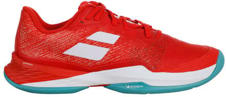 Babolat Jet Mach 3 Tennisschoenen Dames-Koraal,Groen - 38.5