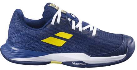 Babolat Jet Mach 3 Tennisschoenen Kinderen-Donkerblauw,Geel - 38