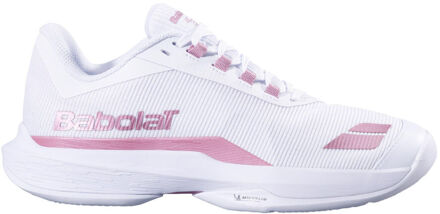 Babolat JET TERE 2 CLY Tennisschoenen Dames-wit, pink - 36,37,38,38.5,39,40,40.5,41,42