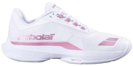 Babolat JET TERE 2 CLY Tennisschoenen Dames-wit, pink - 40.5