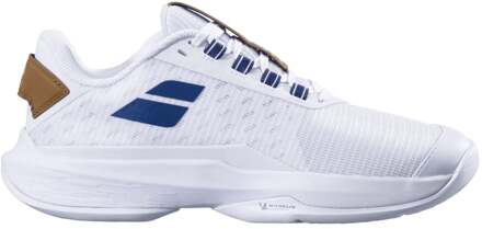 Babolat Jet Tere 2 Tennisschoenen Dames-Wit,Donkerblauw - 36.5