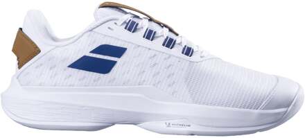 Babolat Jet Tere 2 Tennisschoenen Heren-Wit,Brons - 40,40.5,41,42,42.5,43,44,44.5,45,46,46.5,47,48