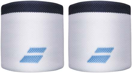 Babolat Logo Zweetband kort wit - nosize