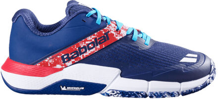 Babolat Movea 2 Heren Padel Schoen Heren-Donkerblauw,Rood - 40,40.5,41