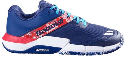 Babolat Movea 2 Heren Padel Schoen Heren-Donkerblauw,Rood - 44.5