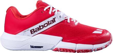 Babolat Movea 2 PADL Padel schoen Heren-rood, wit - 41,42,42.5,43,44,44.5,45,46,46.5,47