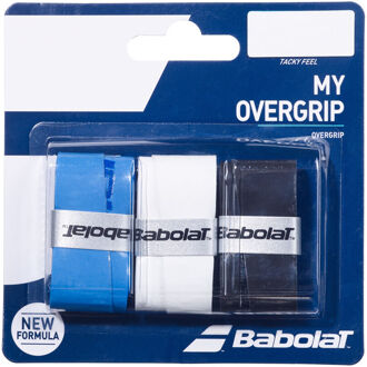 Babolat my overgrip wit/blauw kinderen - ONESIZE