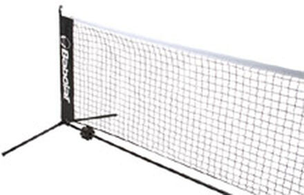 Babolat opzet badmintonnet tennisnet - staal - zwart - 5.8m