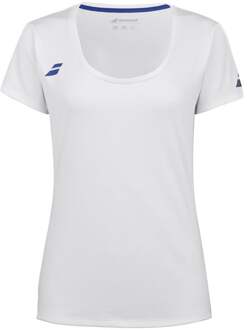 Babolat Play Cap Sleeve T-shirt Dames-Wit - M