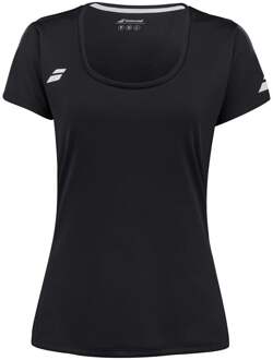 Babolat Play Cap Sleeve T-shirt Dames-Zwart