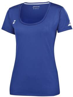 Babolat Play Cap Sleeve T-shirt Meisjes-Donkerblauw,Wit - 152