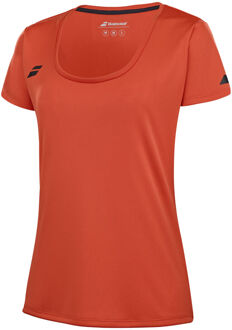 Babolat Play Cap Sleeve T-shirt Meisjes rood - 128,140,152,164