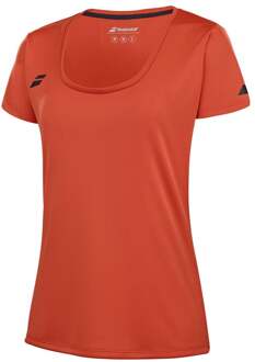 Babolat Play Cap Sleeve T-shirt Meisjes-Rood - 128