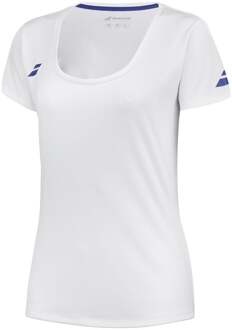 Babolat Play Cap Sleeve T-shirt Meisjes-Wit - 164