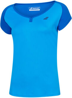Babolat Play Capsleeve T-shirt Dames blauw - XS