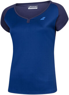 Babolat Play Capsleeve T-shirt Meisjes donkerblauw - 128