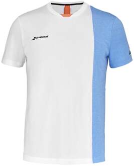 Babolat Play Crew Neck T-shirt Heren wit - XXL