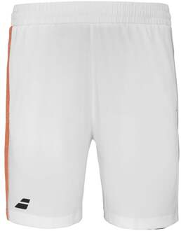 Babolat Play Shorts Jongens-Wit,Oranje - 164