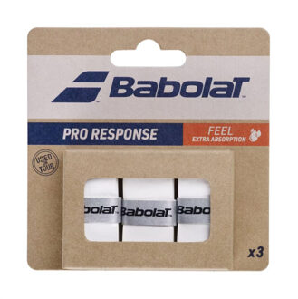 Babolat Pro response grip tape (pak van 3) Wit - One size