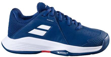 Babolat PROP 3 AC Allcourt schoen Kinderen-donkerblauw, wit - 33.5