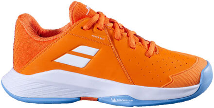 Babolat Propulse 3 Tennisschoenen Kinderen-Oranje,Wit - 36.5,38,38.5,40